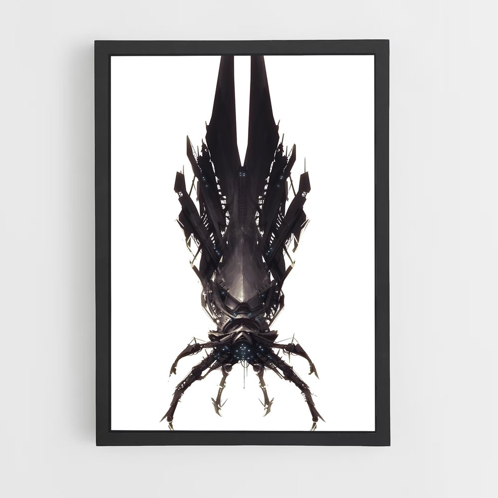 Poster L'Enigme de l'Extraterrestre – affiche Mass effect (vue 2)
